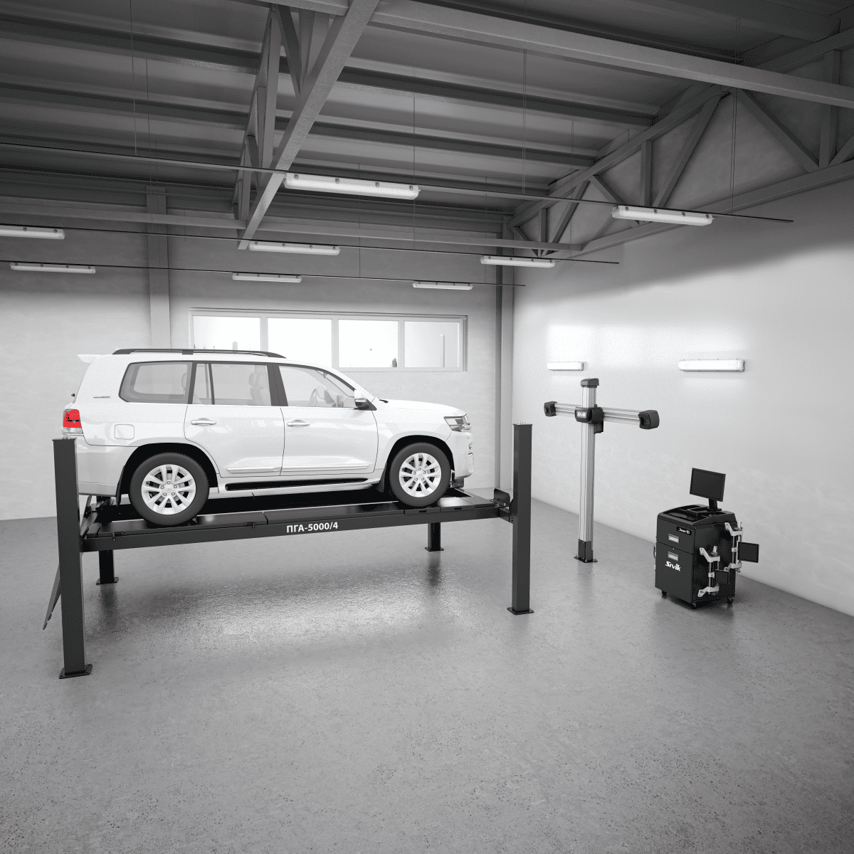 Комплекты оборудования для сход-развала